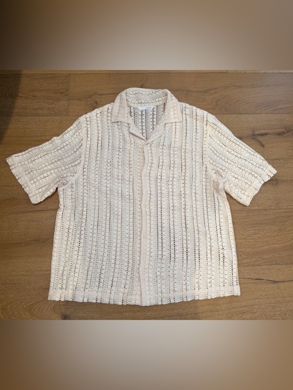 Zara Cream Crochet Top & Shorts Set - L/M - Picture 5 of 9